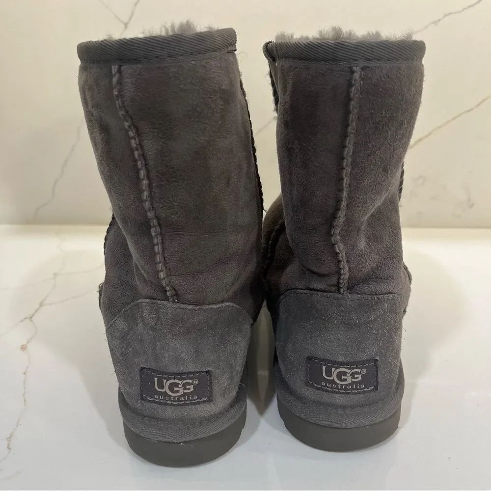UGG Charcoal Suede Boots